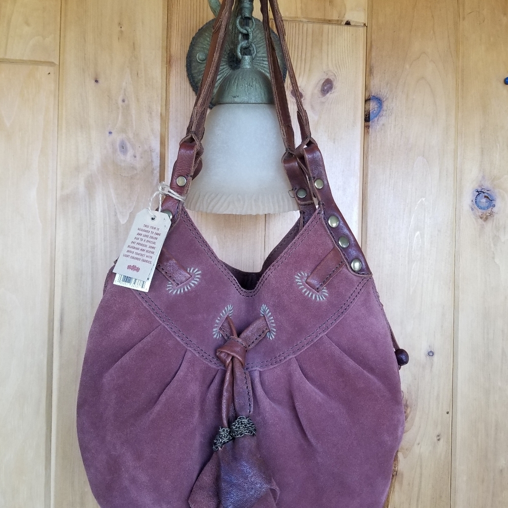 Lucky Brand NWT Suede handbag
